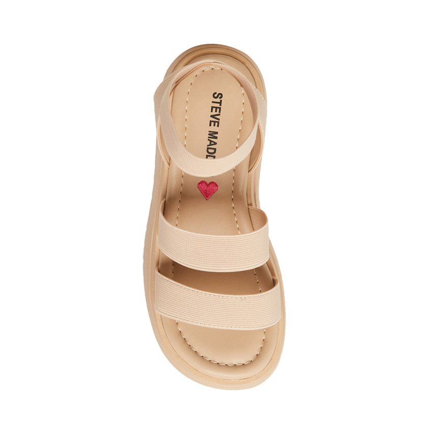 Sandalias de Plataforma Steve Madden Jsammie Natural Niños Marrones Claro | ES HA348E